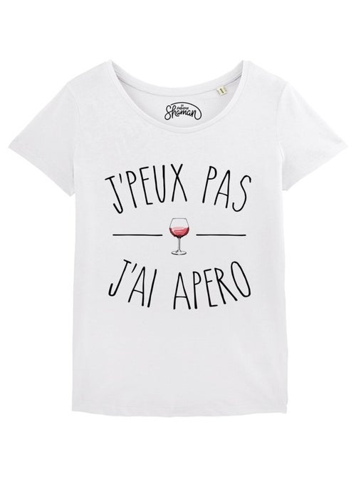 T-shirt Femme - JE PEUX PAS J'AI APÉRO - Kiabi
