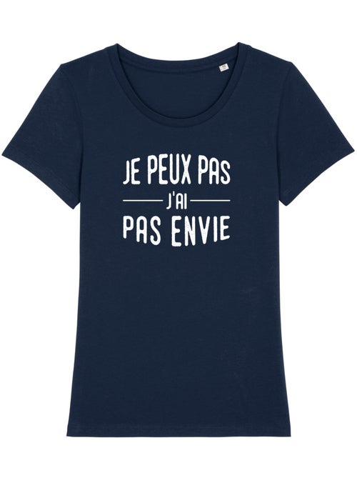 T-shirt Femme - JE PEUX PAS J'AI PAS ENVIE - Kiabi