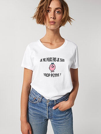 T-shirt femme - je peux pas je suis trop petite
