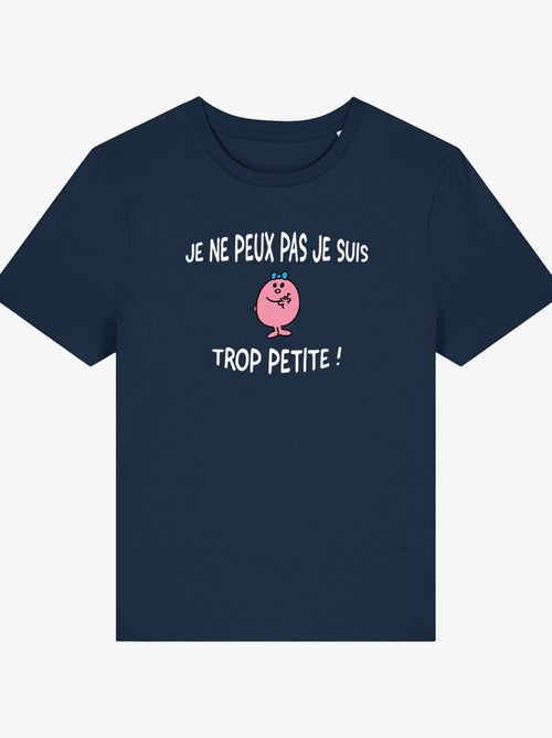 T-shirt Femme - JE PEUX PAS JE SUIS TROP PETITE - Kiabi