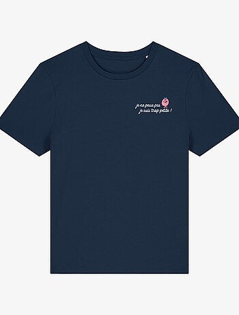 T-shirt Femme - JE PEUX PAS JE SUIS TROP PETITE COEUR