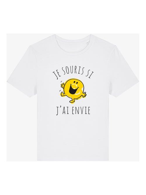 T-shirt Femme - JE SOURIS SI J'AI ENVIE - Kiabi