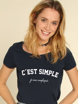 T-shirt Femme - JE SUIS COMPLIQUEE