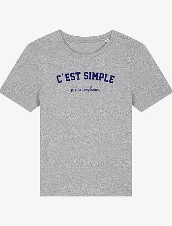 T-shirt femme - je suis compliquee