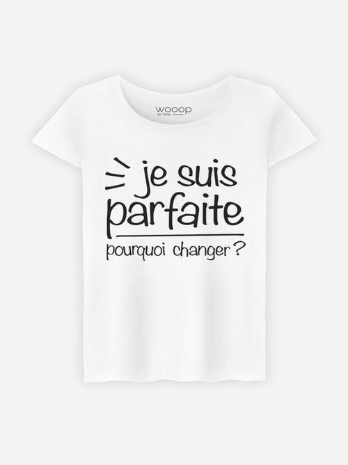 T-shirt Femme - JE SUIS PARFAITE - Kiabi
