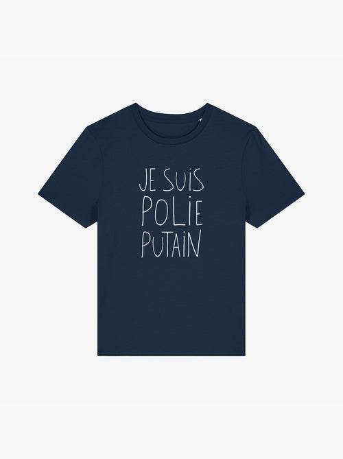 T-shirt Femme - JE SUIS POLIE - Kiabi
