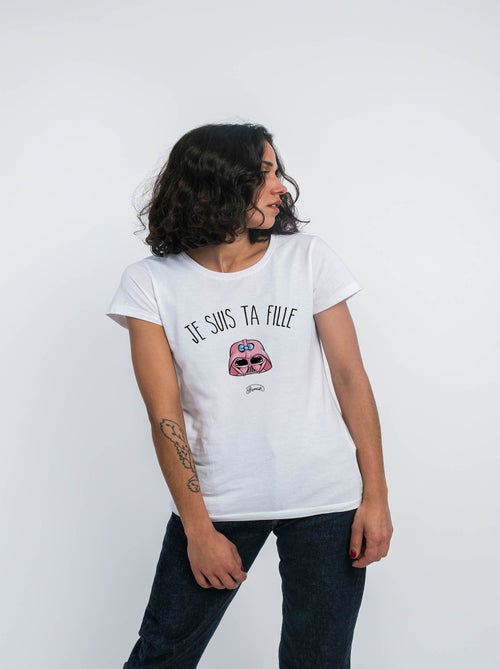 T-shirt Femme - JE SUIS TA FILLE - Kiabi