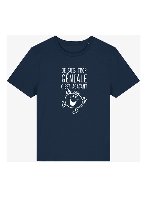 T-shirt Femme - JE SUIS TROP GÉNIALE C'EST AGAÇANT - Kiabi