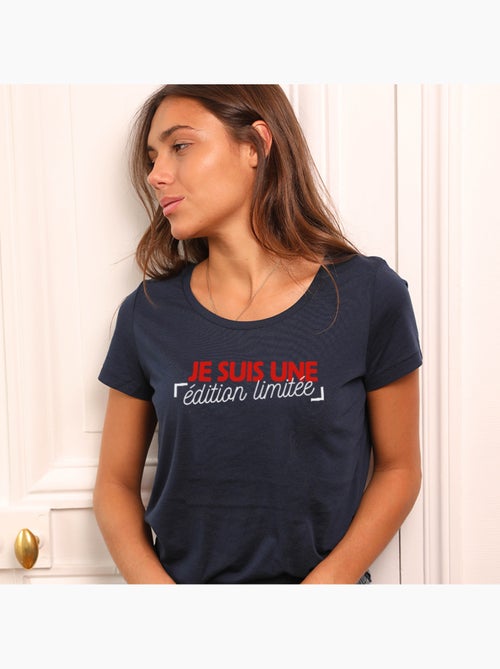T-shirt Femme - JE SUIS UNE EDITION LIMITEE - Kiabi