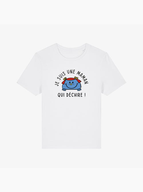 T-shirt Femme - JE SUIS UNE MAMAN QUI DECHIRE - Kiabi