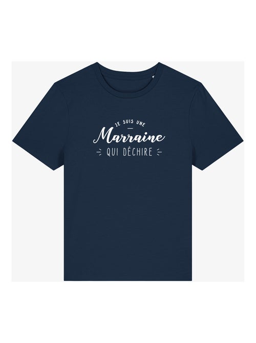T-shirt Femme - JE SUIS UNE MARRAINE QUI DÉCHIRE - Kiabi