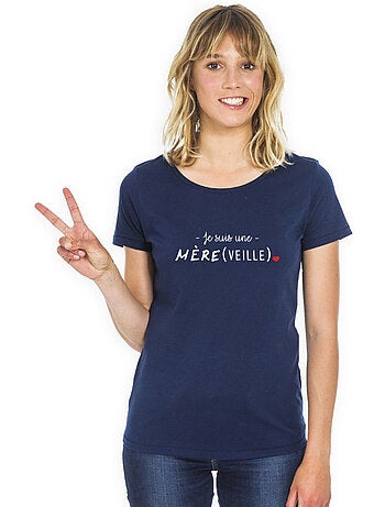 T-shirt Femme - JE SUIS UNE MERE VEILLE