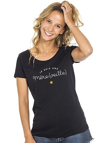 T-shirt femme - je suis une mere veille