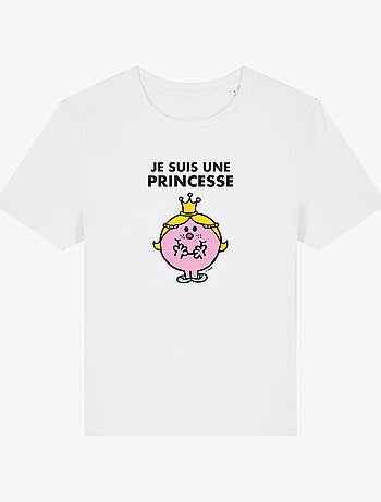 T-shirt Femme - JE SUIS UNE PRINCESSE FACE