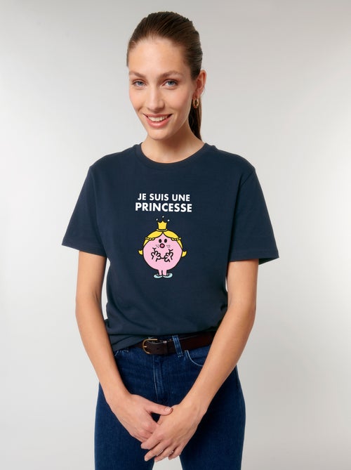 T-shirt Femme - JE SUIS UNE PRINCESSE FACE - Kiabi