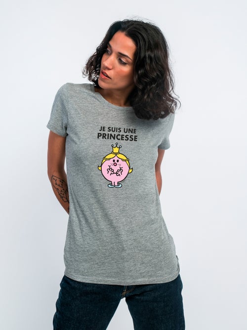 T-shirt Femme - JE SUIS UNE PRINCESSE FACE - Kiabi