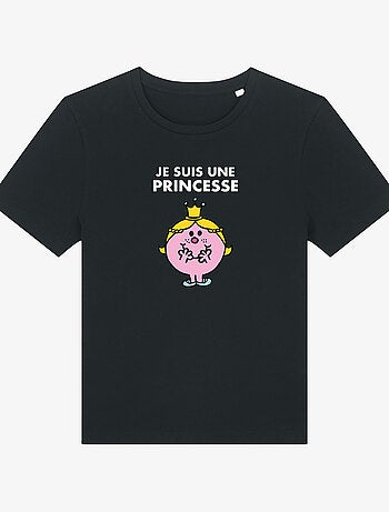 T-shirt Femme - JE SUIS UNE PRINCESSE FACE