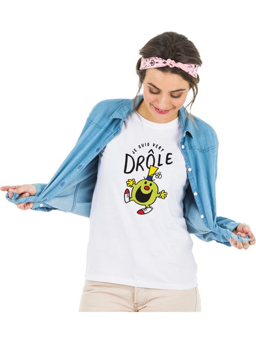 T-shirt Femme - JE SUIS VERY DRÔLE - Kiabi