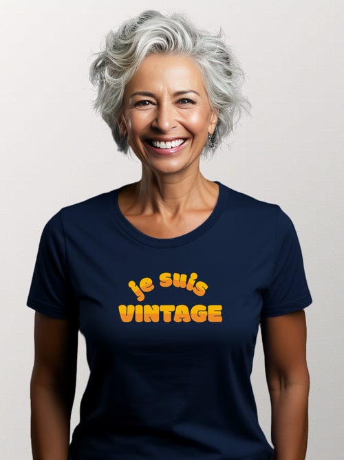T-shirt Femme - JE SUIS VINTAGE - Kiabi