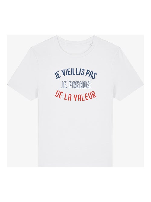 T-shirt Femme - JE VIEILLIS PAS JE PRENDS DE LA VALEUR ENKR - Kiabi