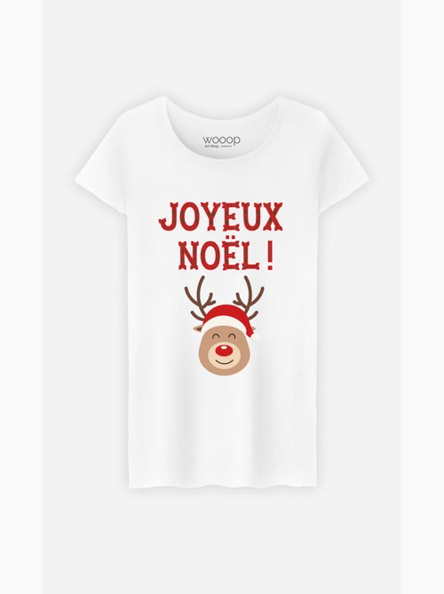 T-shirt Femme - JOYEUX NOËL RENNE - Kiabi