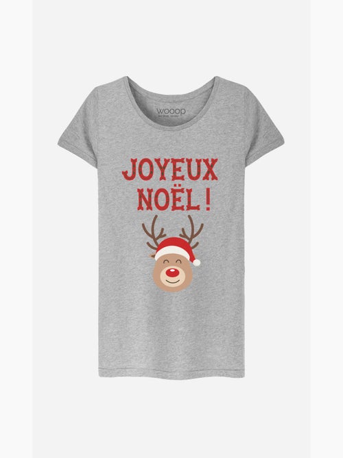 T-shirt Femme - JOYEUX NOËL RENNE - Kiabi