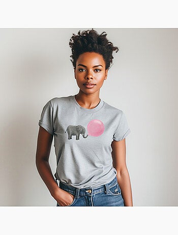 T-shirt Femme - JUMBO BUBBLE GUM