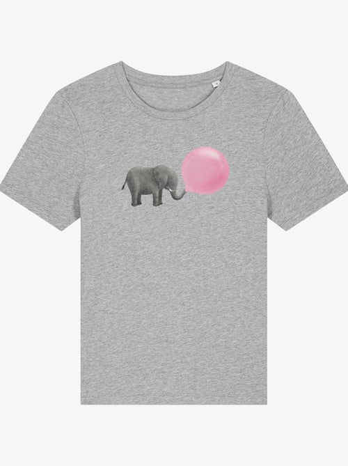 T-shirt Femme - JUMBO BUBBLE GUM - Kiabi