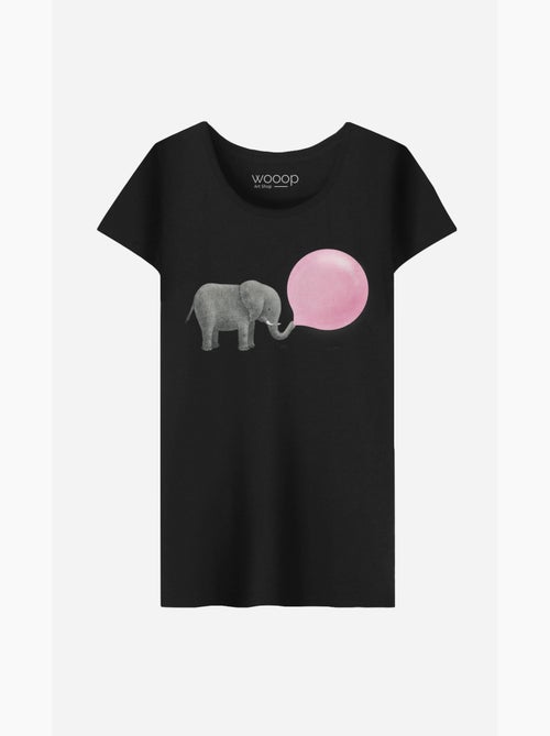 T-shirt Femme - JUMBO BUBBLE GUM - Kiabi