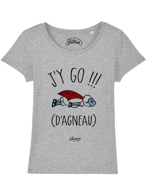 T-shirt Femme - J'Y GO D'AGNEAU - Kiabi