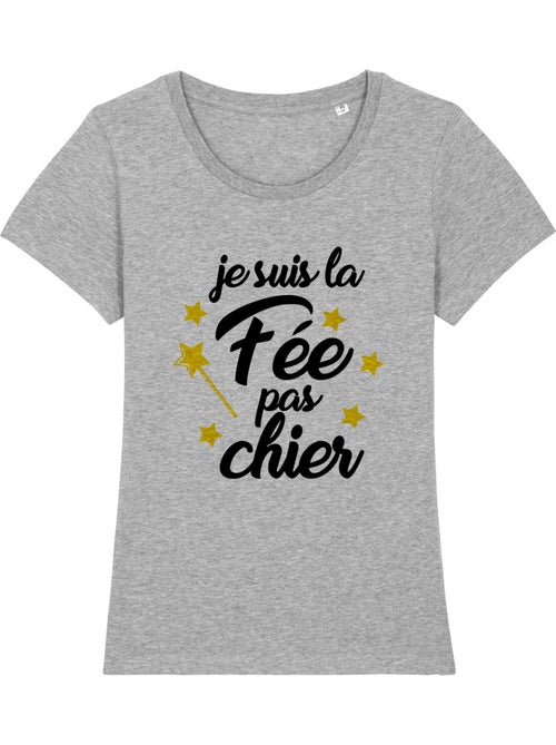 T-shirt Femme - LA FÉE PAS CHIER - Kiabi