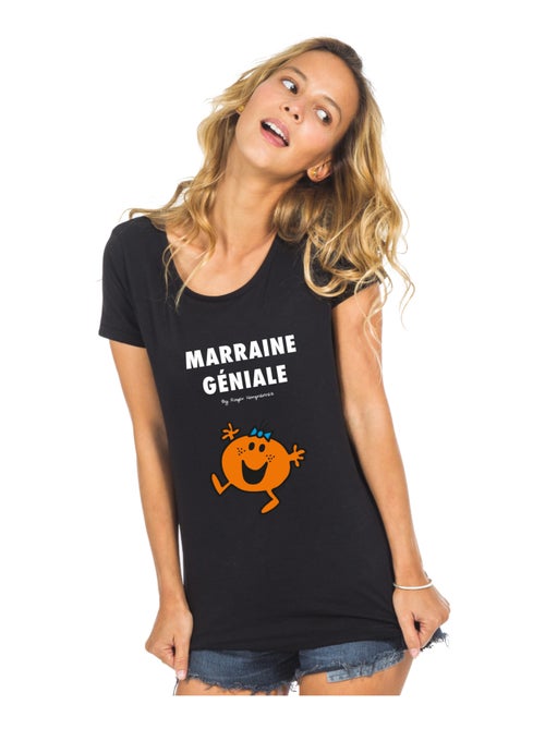T-shirt Femme - LA PLUS GÉNIALE DES MARRAINES 2 - Kiabi