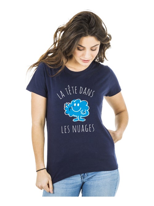 T-shirt Femme - LA TÊTE DANS LES NUAGES - Kiabi