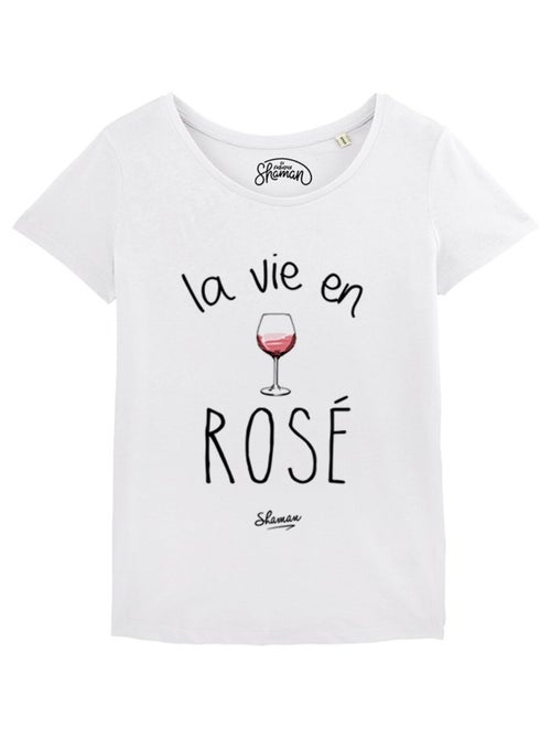 T-shirt Femme - LA VIE EN ROSE - Kiabi