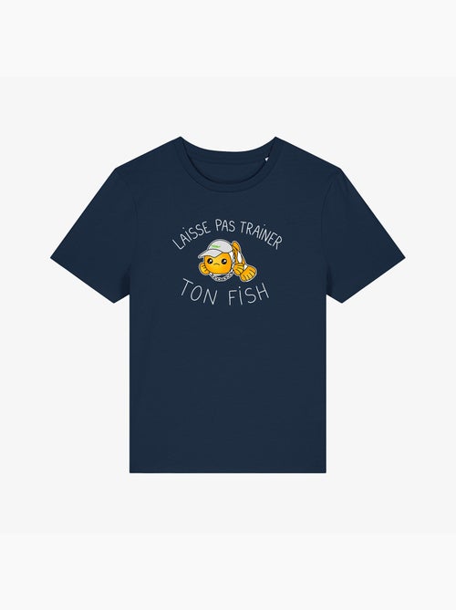 T-shirt Femme - LAISSE PAS TRAINER TON FISH - Kiabi