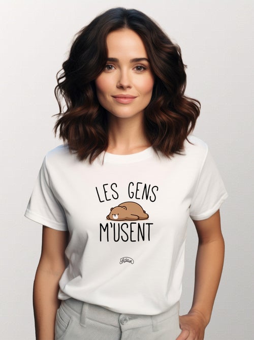 T-shirt Femme - LES GENS M USENT - Kiabi