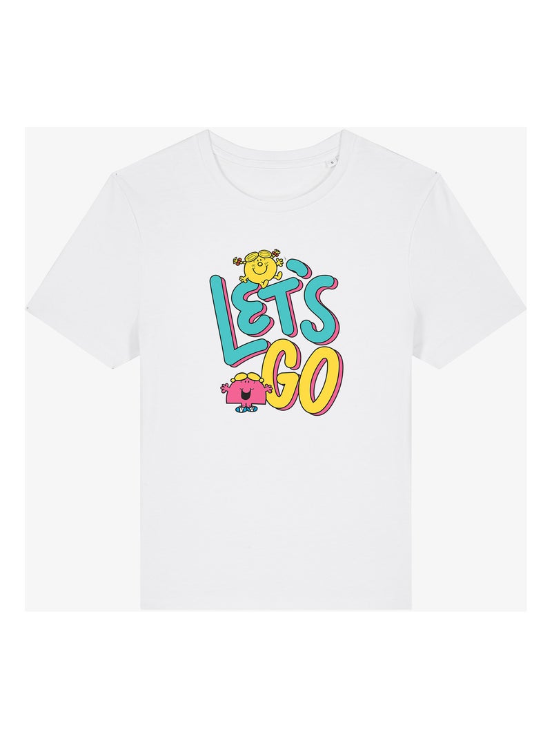 T-shirt Femme - LETS GO 1 Blanc - Kiabi