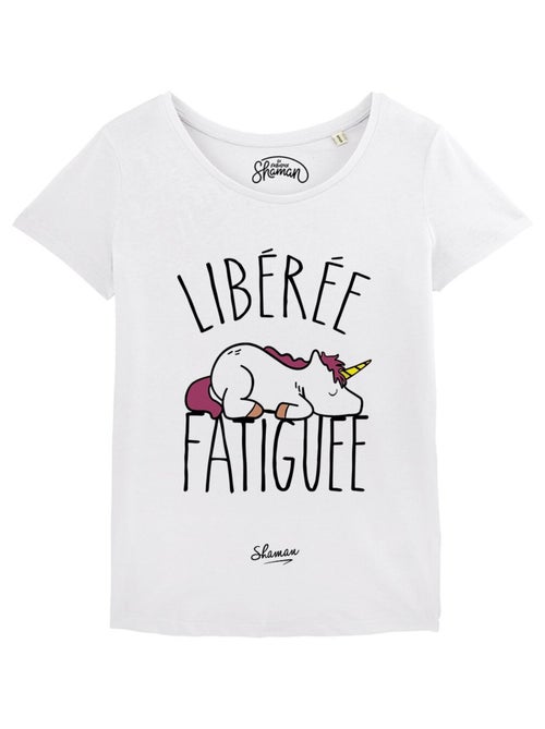 T-shirt Femme - LIBEREE FATIGUEE - Kiabi