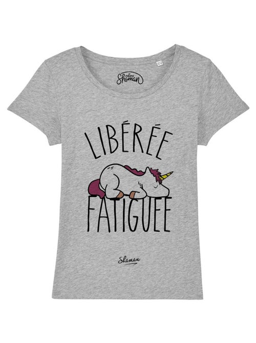 T-shirt Femme - LIBEREE FATIGUEE - Kiabi