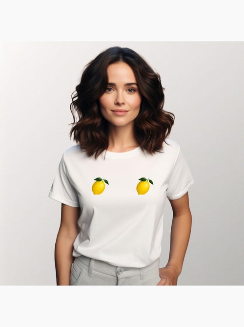 T-shirt Femme - LIMONO CŒUR - Kiabi