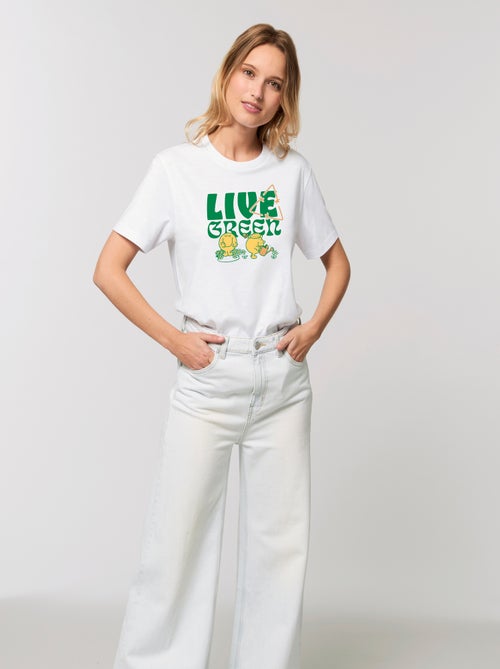 T-shirt Femme - LIVE GREEN - Kiabi