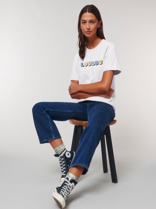 T-shirt Femme - LOULOU COLORE - Kiabi