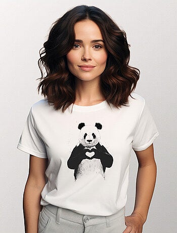 T-shirt Femme - LOVE PANDA