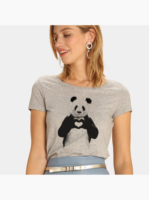 T-shirt Femme - LOVE PANDA - Kiabi