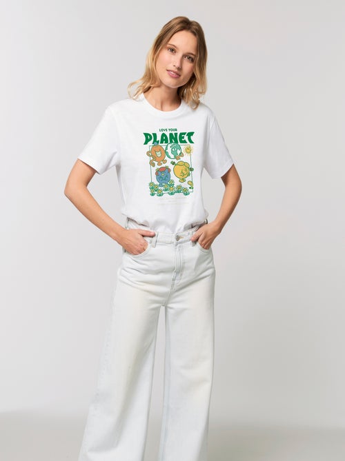 T-shirt Femme - LOVE YOUR PLANET - Kiabi