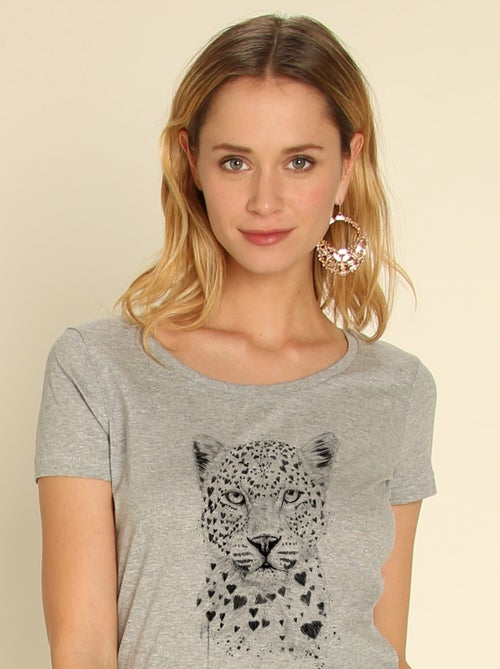 T-shirt Femme - LOVELY LEOPARD - Kiabi