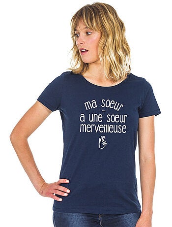 T-shirt Femme - MA SŒUR A UNE SŒUR MERVEILLEUSE