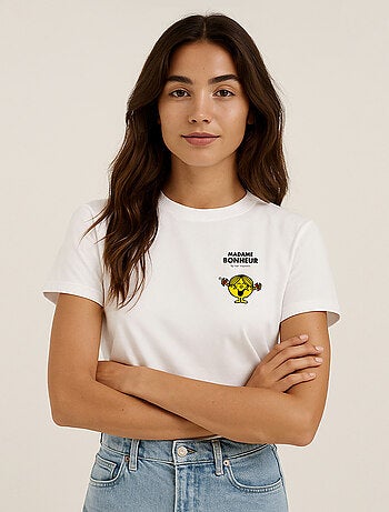T-shirt Femme - MADAME BONHEUR CŒUR