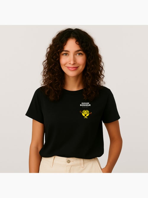 T-shirt Femme - MADAME BONHEUR CŒUR - Kiabi