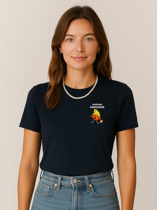 T-shirt Femme - MADAME FABULEUSE CŒUR - Kiabi